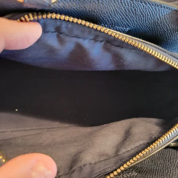 Coach small navy handbag - Picture 2 of 5